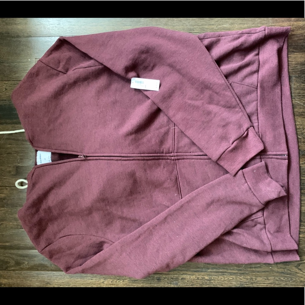 Old nave Burgundy Hoodie